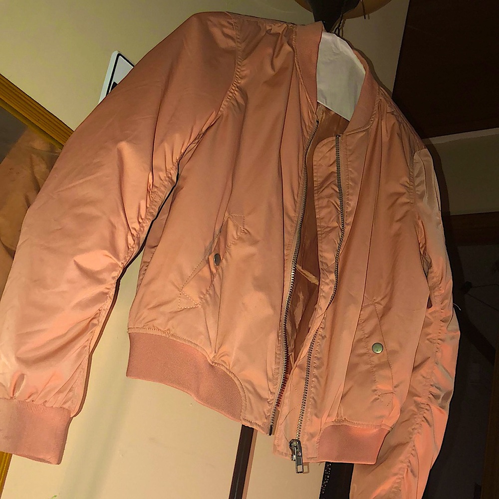 Sweet Pink Bomber Jacket